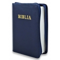 Biblie mica albastru bleumarin, Coperta piele naturala Biblie mica albastru bleumarin, Coperta piele naturala